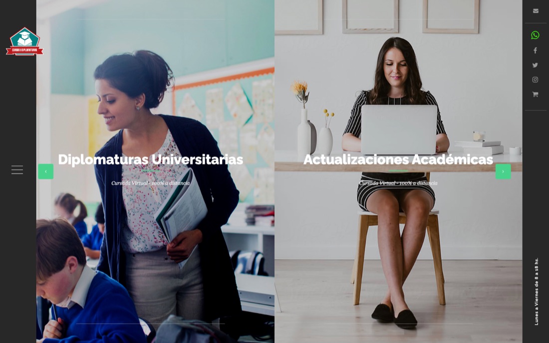 Plataforma Cursos y Diplomaturas