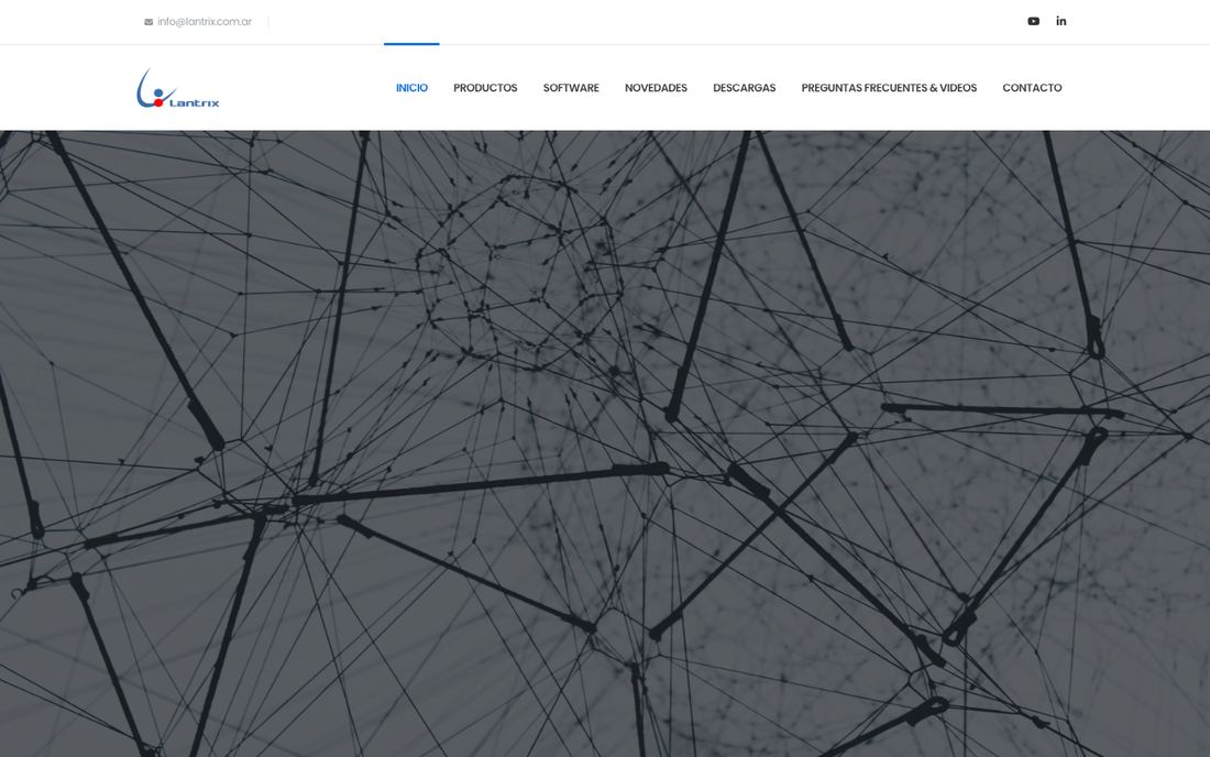 Sitio web de Lantrix, tecnología de rastreo satelital